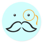 Monocle and Moustache stickers