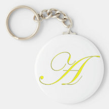 Monogram A Keychains