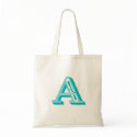 Monogram "A" Tote bags