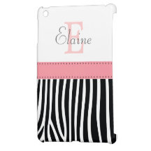 Monogram Animal Print iPad Mini Case