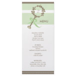 Monogram Baby Rattle Shower Menu