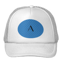 Monogram blue dragon scales trucker hat