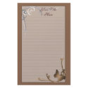 Monogram Butterfly Stationery