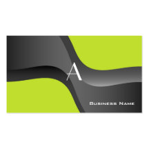 Monogram Contemporary Business Card