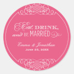 Monogram Favour Sticker | Eat. Drink & Be Married