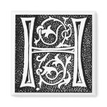 Monogram 'H' with Dots - Magnet