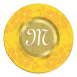 Monogram Initial Envelope Seals Stickers