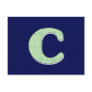 Monogram Letter C Post Cards