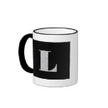 Monogram Letter L mugs