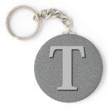 Monogram Letter T keychains
