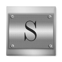 Monogram Metal Frame With Screws Magnet