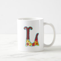 monogram mug