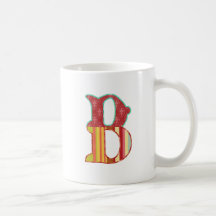 monogram mug