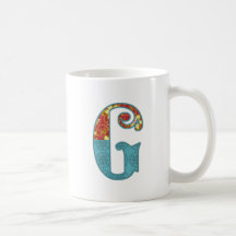 monogram mug
