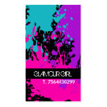 Monogram Nail Technician Business Card