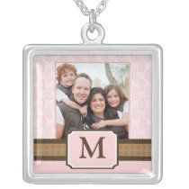 Monogram Photo Necklace necklaces