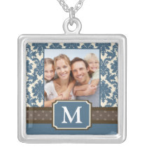 Monogram Photo Necklace necklaces