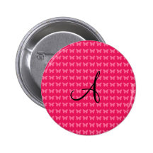 Monogram pink butterflies