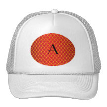Monogram red dragon scales hat