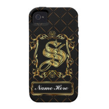 Monogram S Vibe Important View Notes Please Case-Mate iPhone 4 Cover