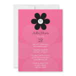 Monogram Teen Girls Birthday Party Invitation