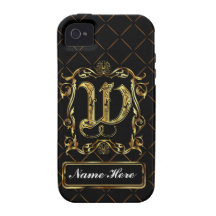Monogram W Vibe Important View Notes Please iPhone 4 Cover