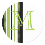 Monogram Wedding Envelope Seals stickers