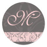 Monogram Wedding Sticker stickers