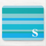 Monogram with a Colourful Striped Background - S