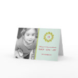 Monogram Wreath Christmas/ Holiday Photo Cards