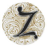 Monogram 'Z' in Gold - Sticker