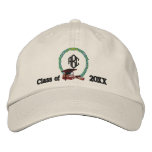 Monogramed Graduation embroidered hats
