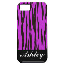Monogrammed Animal Print iPhone 5 Covers