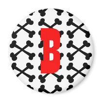 Monogrammed Crossbones