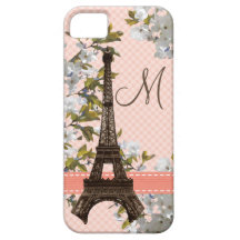 Monogrammed Eiffel Tower