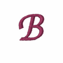 Monogrammed embroidered (B) polo