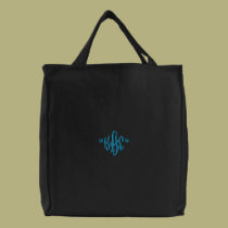 Monogrammed Embroidered Tote embroidered bags