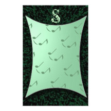 Monogrammed framed note paper customized stationery