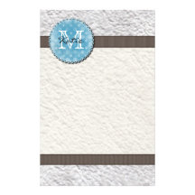 Monogrammed Handmade Paper Custom Stationery
