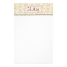 Monogrammed Home Office Stationery