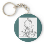 Monogrammed Keychain - Vintage Design