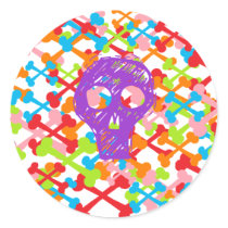 Monogrammed Multicolor Crossbones