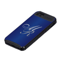 Monogrammed Navy Blue