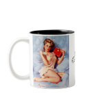 Monogrammed Pinup mug