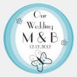 Monogrammed Wedding Stickers