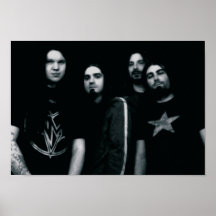 MONOLITH Black and White Heavy Metal Poster 2