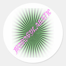Monosylabatic Round Stickers