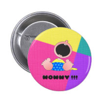 Monster Baby Boy buttons
