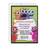 Monster Birthday Party Invitation