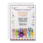 Monster Birthday Party Invitation